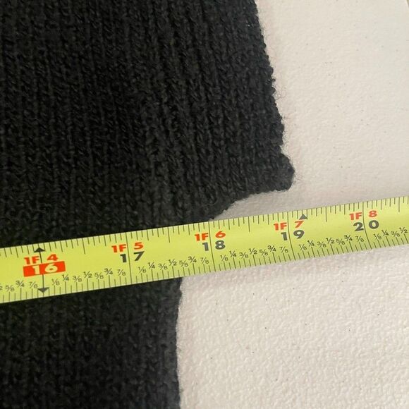 Knit Knacks Sweater Women's XS Black Floral Pullover Vintage Short Sleeve - Picture 8 of 8